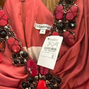 Mandalay Pink Embellished Dress